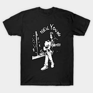 Neil Young Caricature T-Shirt